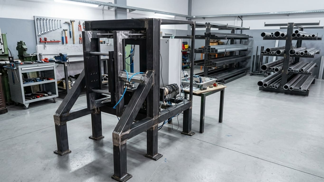 Industrial pipe cutting machine